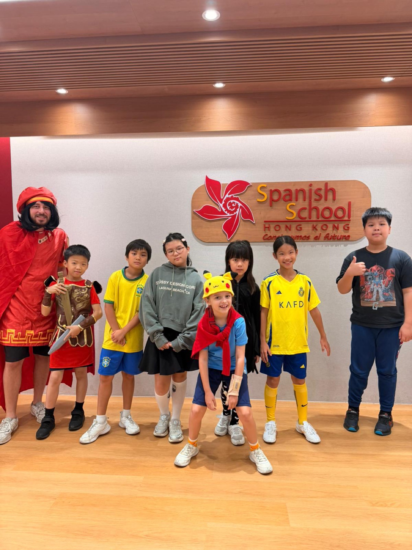 SSHK students dressed as book characters