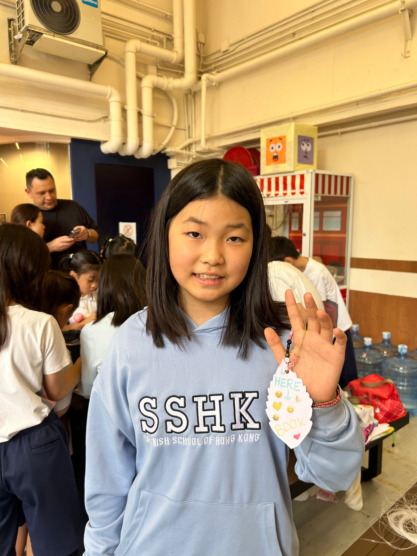 SSHK student sharing a World Book Day creation
